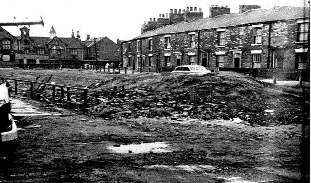 Cottingham Drain being filled in during 1963