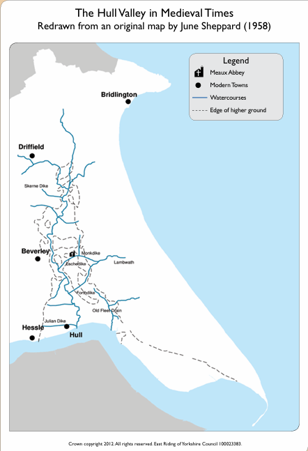 The Hull Valley in medieval times