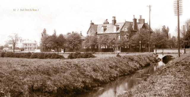 A tributary of the Cottingham Drain that has been filled in