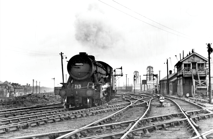 Railway sidings on Alexandra Dock