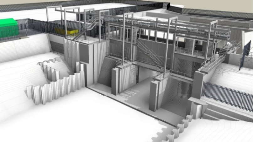 Computer-generated image of the new East Hull Pumping Station