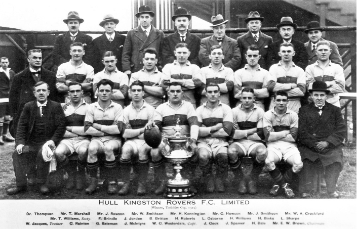 Hull Kingston Rovers team in 1929